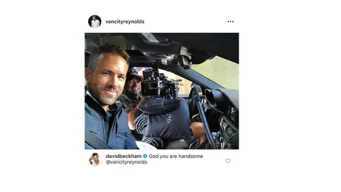 Ryan Reynolds y David Beckham Comentario