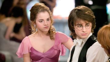 Hermione y Harry en 'El cáliz de fuego' Hermione y Harry en 'El cáliz de fuego'