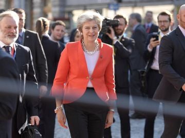 La primera ministra británica, Theresa May