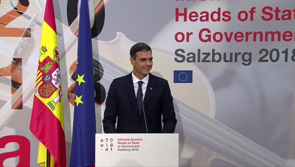 Pedro Sánchez, en rueda de prensa