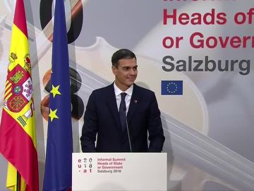 Pedro Sánchez, en rueda de prensa