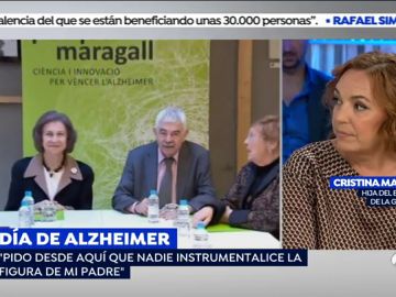 Cristina Maragall: "Mi padre está atento a la televisión pero ya no lee ni opina" Cristina Maragall: "Mi padre está atento a la televisión pero ya no lee ni opina"