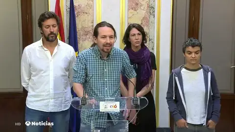 El Gobierno carece del apoyo de Podemos sobre los aforamientos: Iglesias insiste en retirar el fuero a la Familia Real El Gobierno carece del apoyo de Podemos sobre los aforamientos: Iglesias insiste en retirar el fuero a la Familia Real