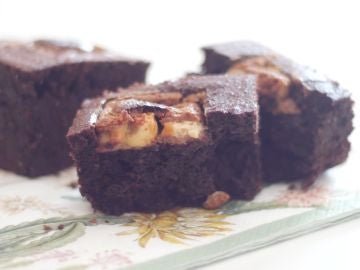 Este brownie de chocolate es brutal. Este brownie de chocolate es brutal.