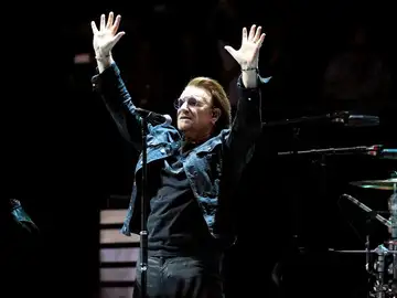 El cantante de la banda irlandesa 'U2', Bono El cantante de la banda irlandesa 'U2', Bono