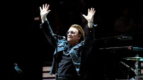 El cantante de la banda irlandesa 'U2', Bono El cantante de la banda irlandesa 'U2', Bono