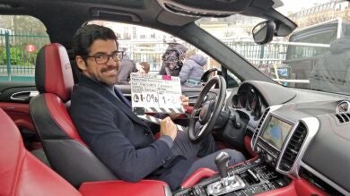 La divertida anécdota de Miguel Ángel Muñoz mientras conducía el coche en el rodaje de 'Presunto Culpable' en París