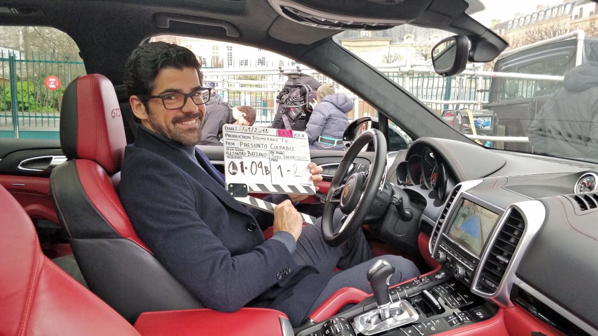 La divertida an&eacute;cdota de Miguel &Aacute;ngel Mu&ntilde;oz mientras conduc&iacute;a el coche en el rodaje de 'Presunto Culpable' en Par&iacute;s