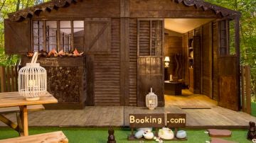 En esta casita de chocolate se duerme y se come.