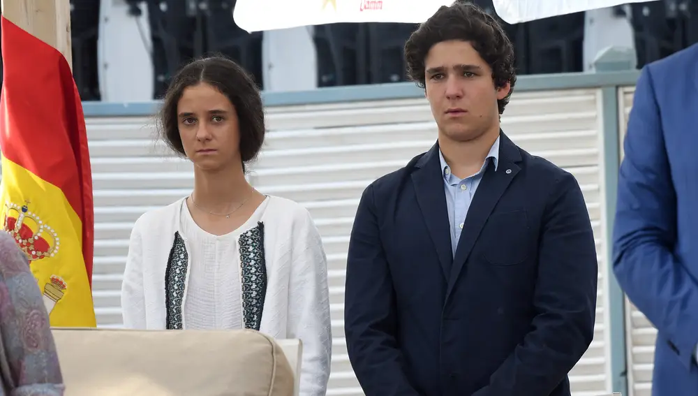 Victoria Federica y Felipe Juan Froilán