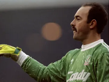Bruce Grobbelaar, en un partido del Liverpool Bruce Grobbelaar, en un partido del Liverpool