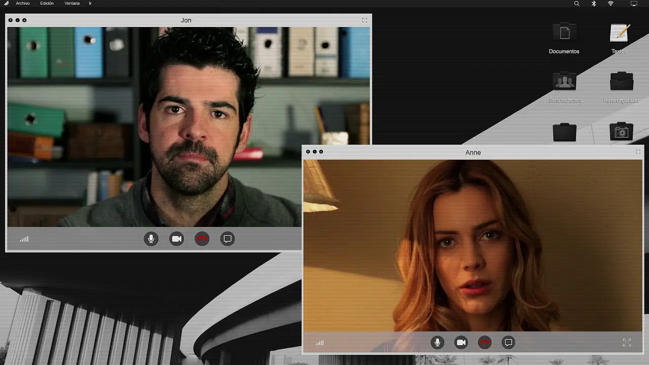 PRESUNTO CULPABLE - Videollamada entre Jon y Anne