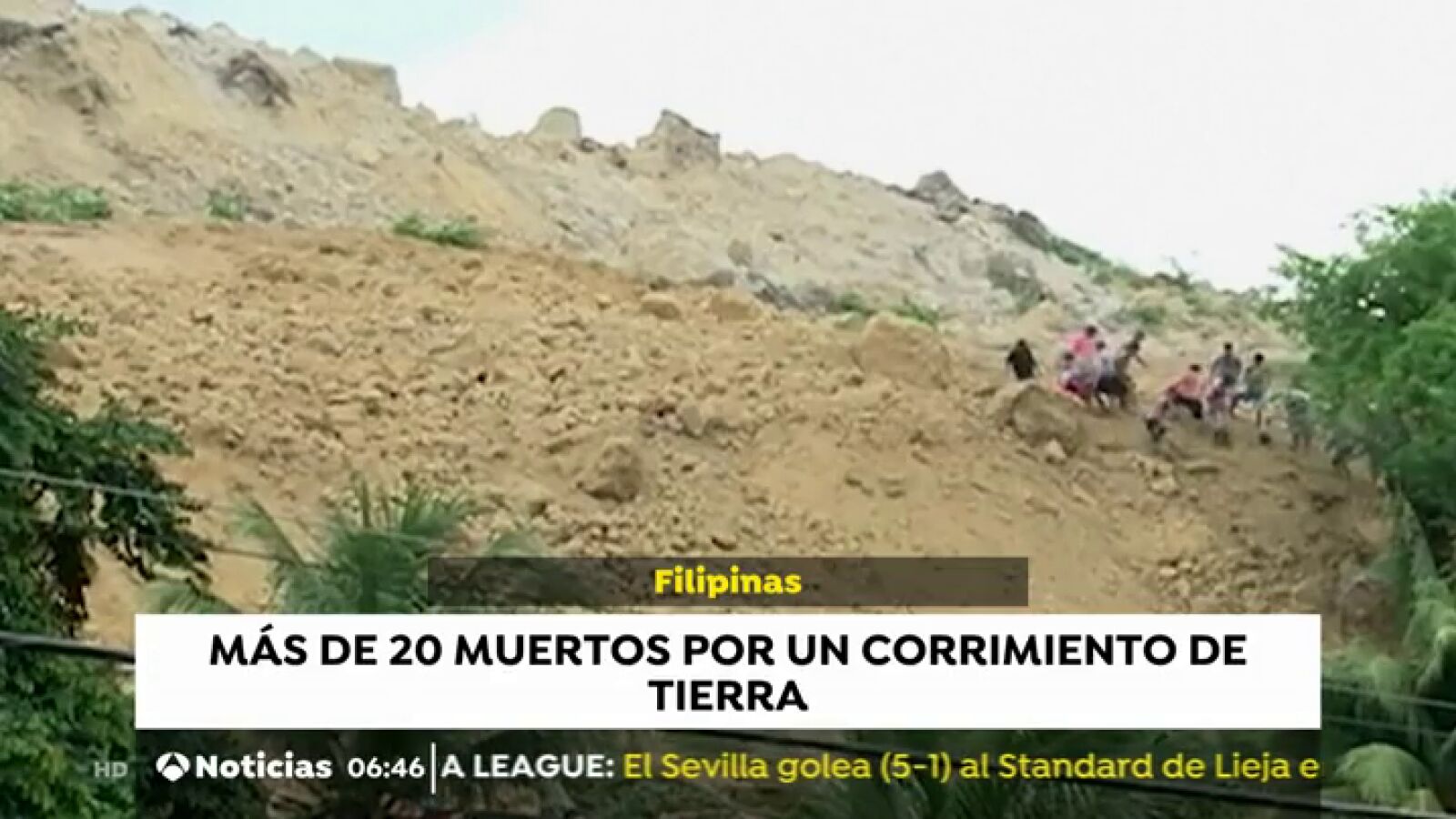 Asciende a 22 la cifra de muertos por un corrimiento de tierra en Filipinas
