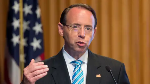 El vicefiscal general de EEUU, Rod Rosenstein El vicefiscal general de EEUU, Rod Rosenstein