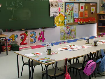 Aula de un colegio. Aula de un colegio.