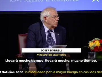 El ministro español de Asuntos Exteriores, Josep Borrell El ministro español de Asuntos Exteriores, Josep Borrell