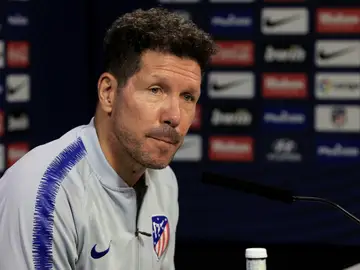 Diego Simeone, ante los medios Diego Simeone, ante los medios