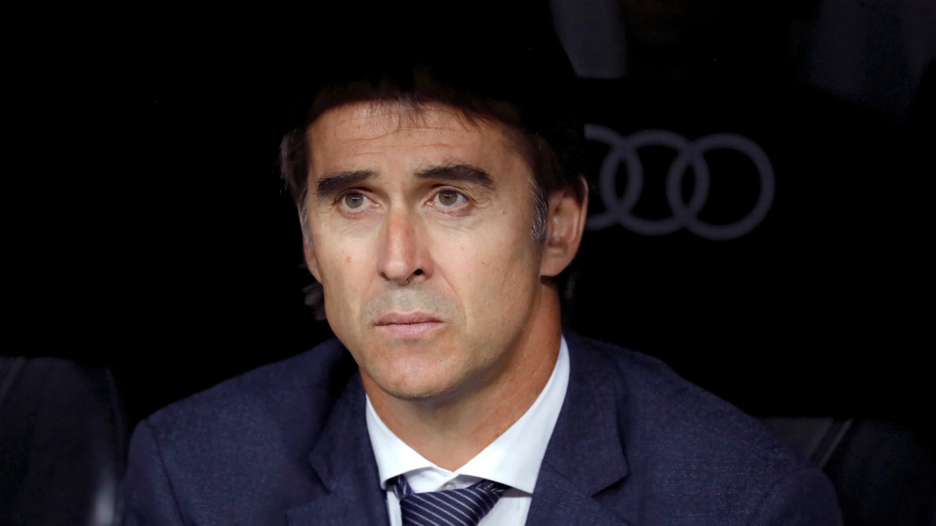 Lopetegui, en el banquillo del Real Madrid Lopetegui, en el banquillo del Real Madrid