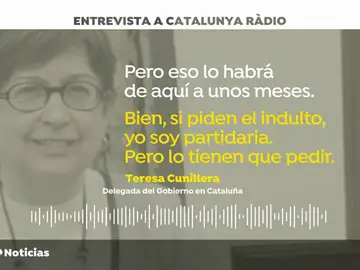 Cunillera matiza sus palabras sobre los presos del 'procés' y pide evitar "cualquier especulación" sobre la sentencia Cunillera matiza sus palabras sobre los presos del 'procés' y pide evitar "cualquier especulación" sobre la sentencia