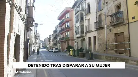 Dispara dos veces con una escopeta a su mujer en Cenicero Dispara dos veces con una escopeta a su mujer en Cenicero