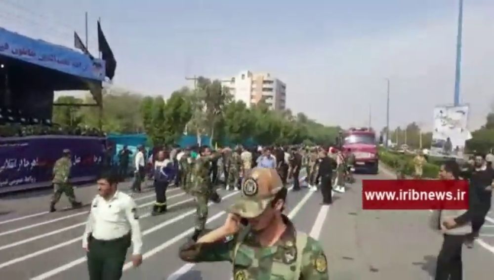 Varios muertos y heridos en un ataque contra un desfile militar en el suroeste de Irán
