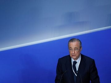 Florentino Pérez, en la Asamblea de socios compromisarios