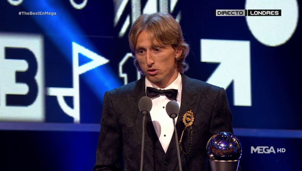 Luka Modric gana el premio The Best a mejor jugador del año