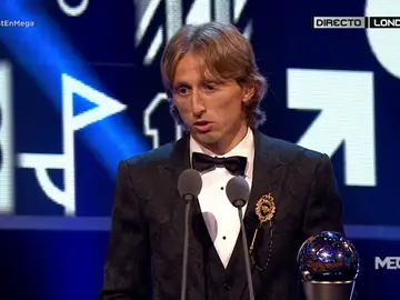 Luka Modric gana el premio The Best a mejor jugador del año Luka Modric gana el premio The Best a mejor jugador del año