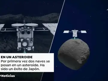 Un rover explora por primera vez la superficie de un asteoride Un rover explora por primera vez la superficie de un asteoride