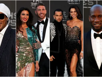 La alfombra verde de los premios 'The Best' La alfombra verde de los premios 'The Best'