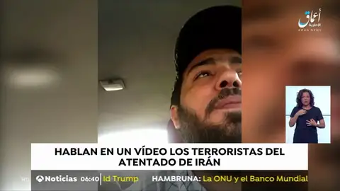 Los autores del atentado en Irán se grabaron minutos antes en un vídeo Los autores del atentado en Irán se grabaron minutos antes en un vídeo: "Se va a descuartizar a los enemigos de Dios"