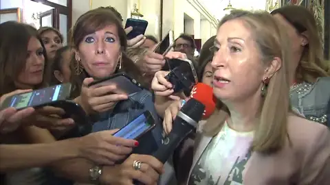 Ana Pastor: "La Mesa del Congreso de los diputados no permite y no admite las presiones" Ana Pastor: "La Mesa del Congreso de los diputados no permite y no admite las presiones"