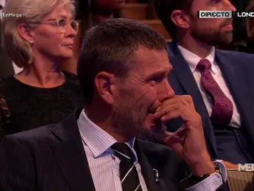 Las lágrimas de Boban durante el discurso de Modric: "Fue mi ídolo y mi inspiración" Las lágrimas de Boban durante el discurso de Modric: "Fue mi ídolo y mi inspiración"