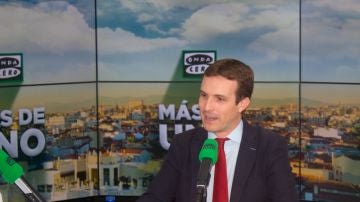 Pablo Casado durante su entrevista con Carlos Alsina en Onda Cero Pablo Casado durante su entrevista con Carlos Alsina en Onda Cero
