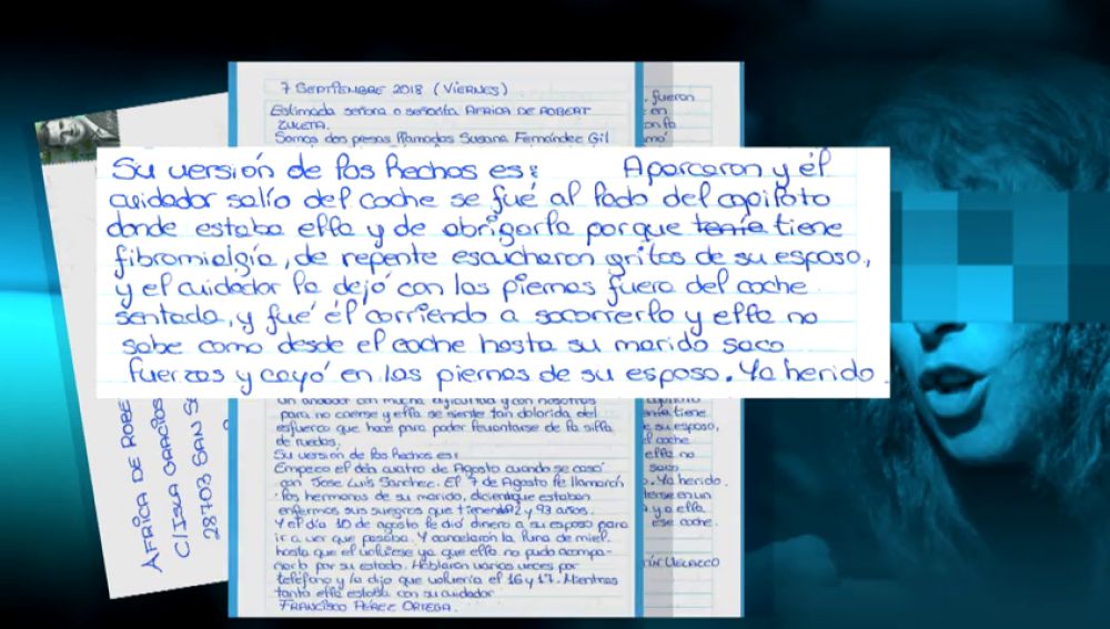 La 'viuda negra' de Alicante cuenta su versión en unas cartas escritas por compañeras de prisión: "La acusan de un asesinato y es inocente" 