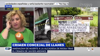 Las amenazas de muerte a la alcaldesa de Riosa tras el crimen de Javier Ardines: 