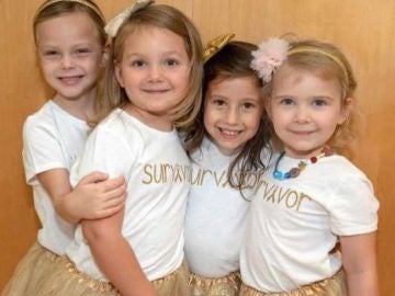 Las cuatro niñas que sobrevivieron al cáncer