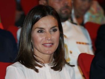La reina Letizia durante el acto La reina Letizia durante el acto