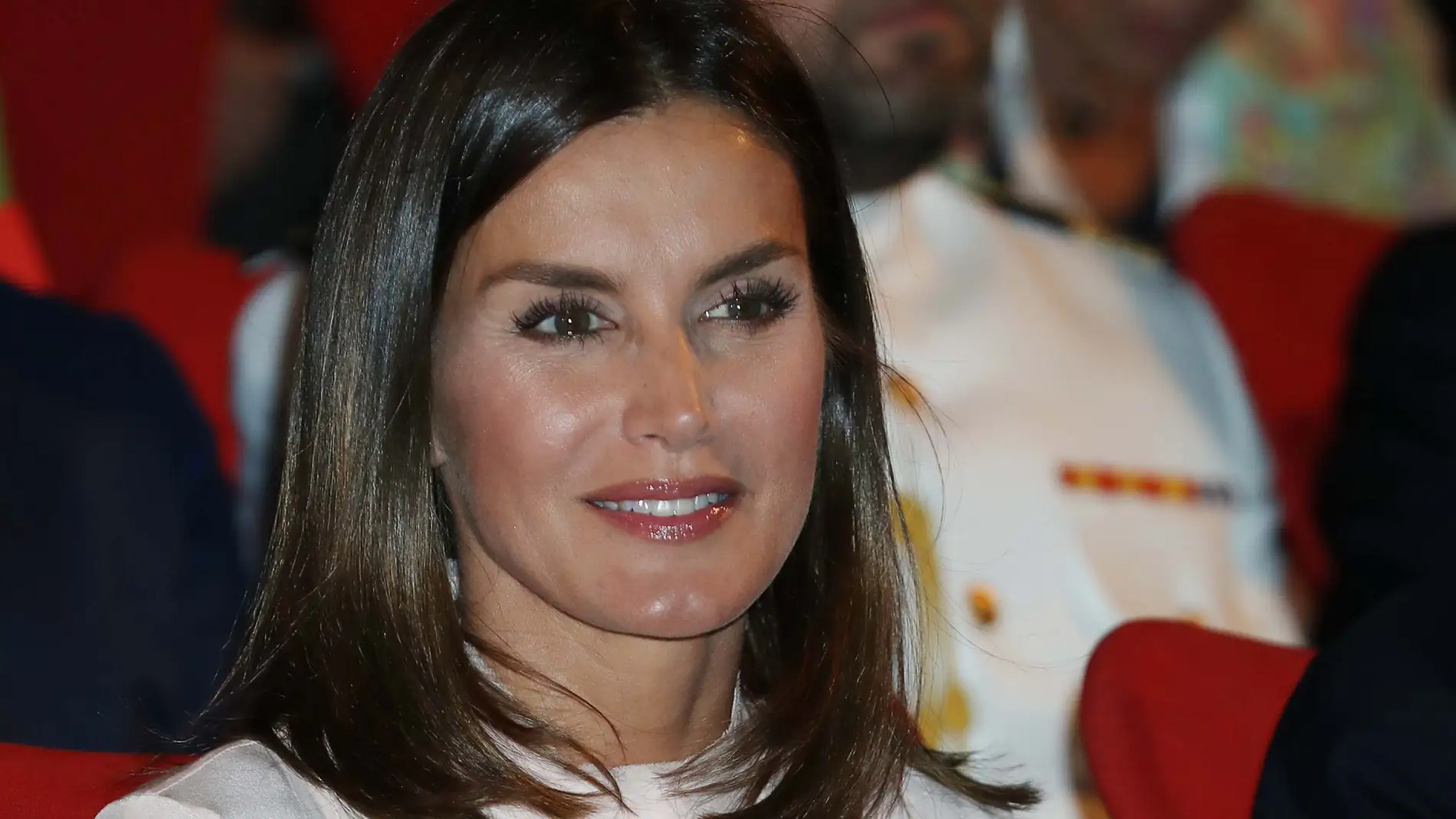 La reina Letizia durante el acto