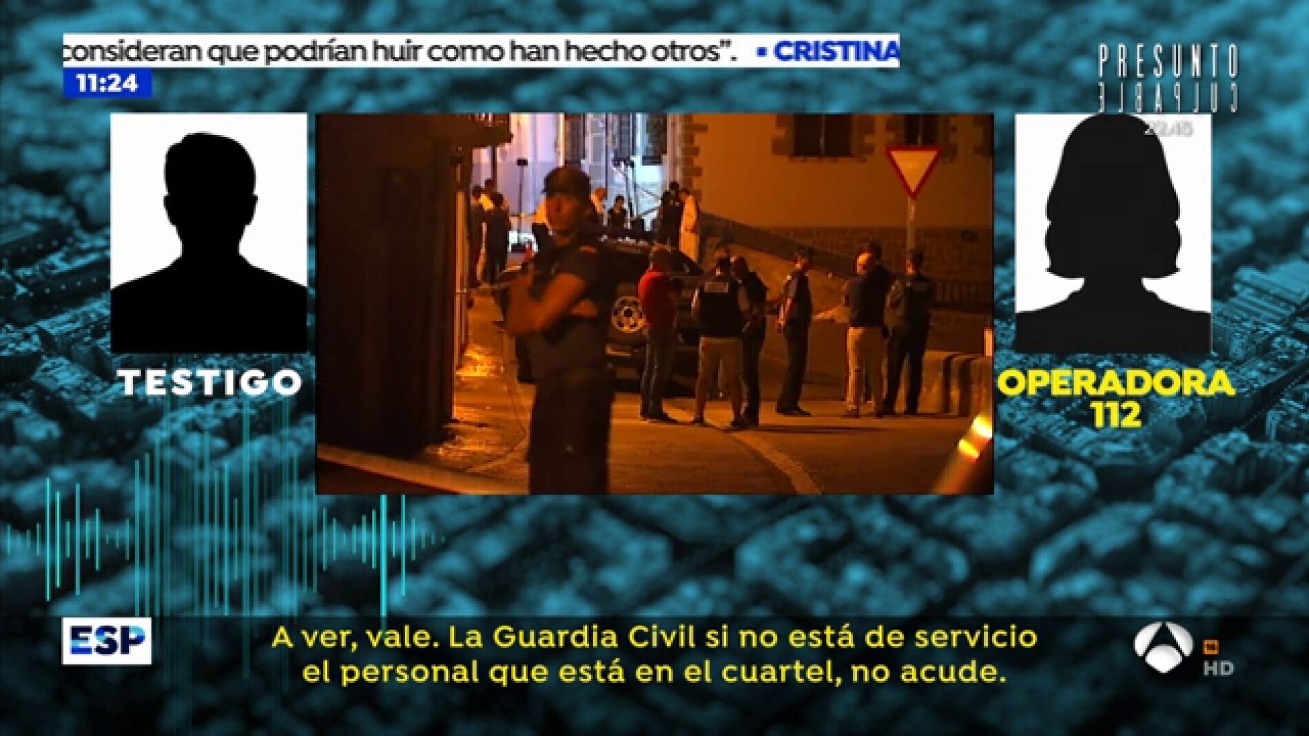 La desgarradora llamada de auxilio de un testigo de C&aacute;seda: "Hay tres personas ensangrentadas tiradas en el suelo y una pegando tiros"