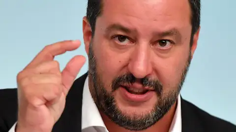 El ministro italiano del Interior, Matteo Salvini El ministro italiano del Interior, Matteo Salvini