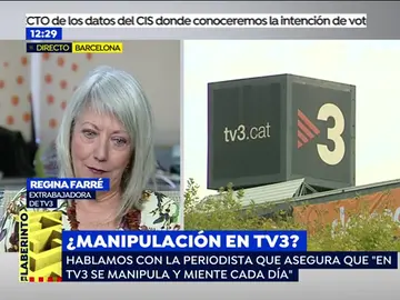 Regina Farré, experiodista de TV3: "No me dejaban utilizar el término 'país' para referirme a España" Regina Farré, experiodista de TV3: "No me dejaban utilizar el término 'país' para referirme a España"