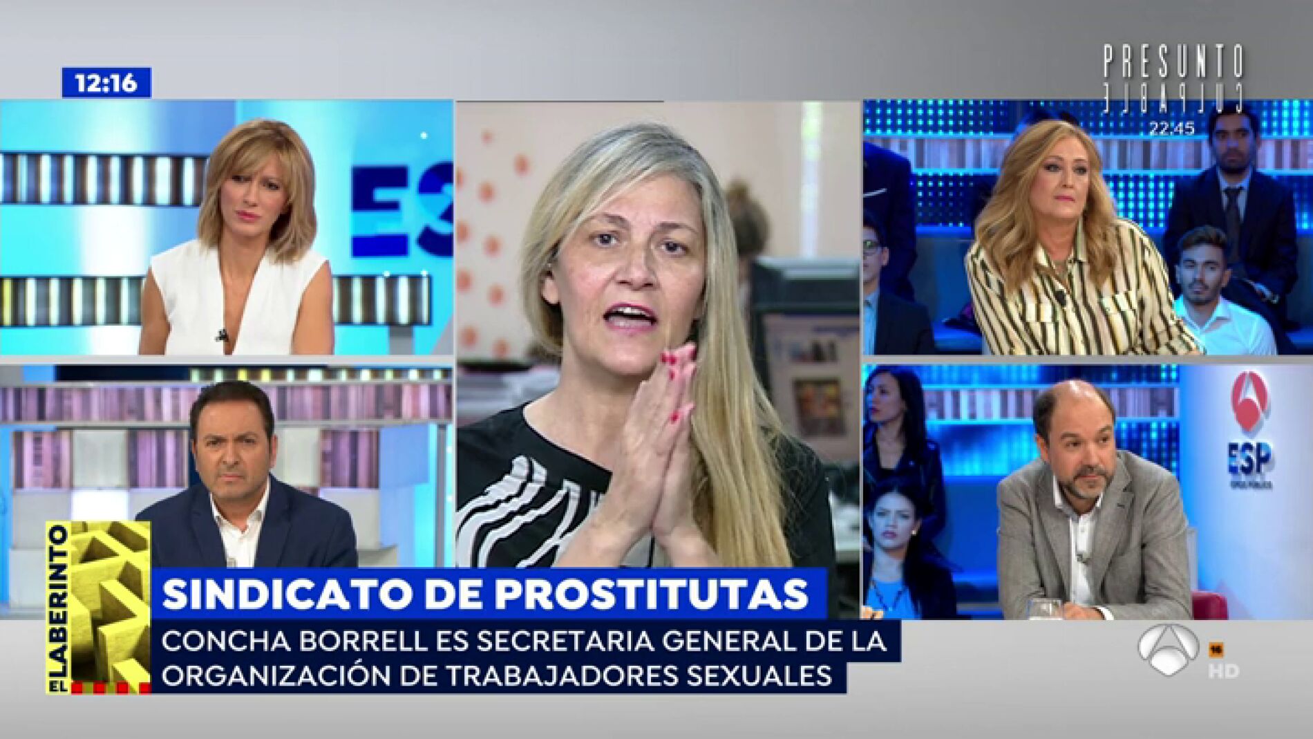 Concha Borell, sobre el sindicato de prostitutas: "Llevo 12 a&ntilde;os como prostituta y no me falta ni una u&ntilde;a del pie"