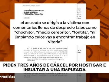 Piden tres años de cárcel por hostigar e insultar a una empleada Piden tres años de cárcel por hostigar e insultar a una empleada