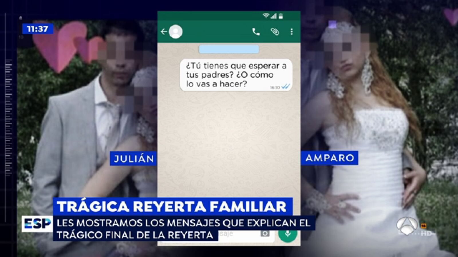 'Espejo Público' difunde los WhatsApp que desencadenaron la tragedia que se saldó con tres muertos en Cáseda