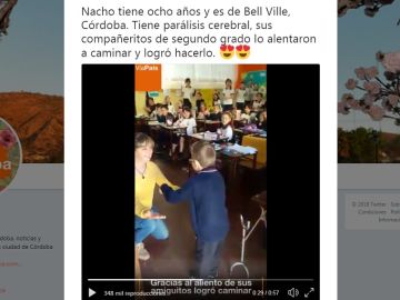 Los primeros pasos de un niño con parálisis cerebral Los primeros pasos de un niño con parálisis cerebral
