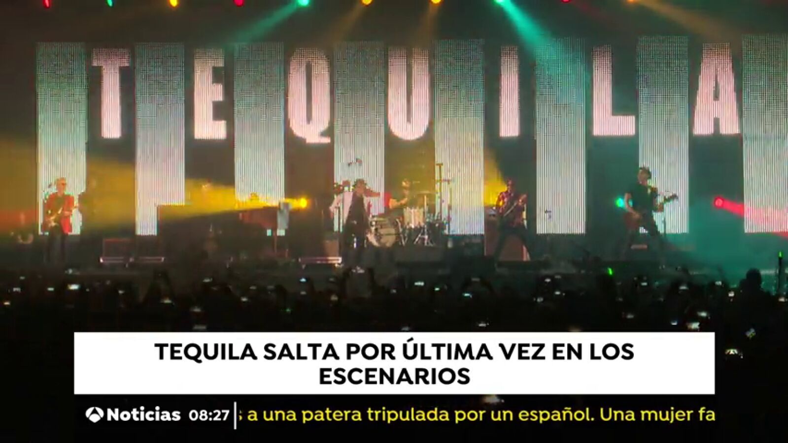 'Tequila' salta por última vez en los escenarios
