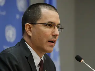 El ministro de Exteriores de Venezuela, Jorge Arreaza El ministro de Exteriores de Venezuela, Jorge Arreaza