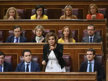 La portavoz del PP en el Congreso, Dolors Montserrat La portavoz del PP en el Congreso, Dolors Montserrat