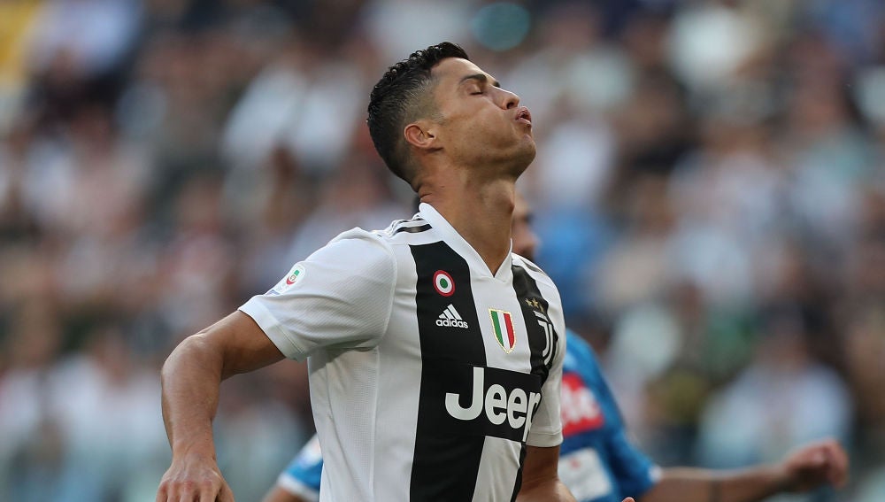 Cristiano Ronaldo, en un partido con la Juventus